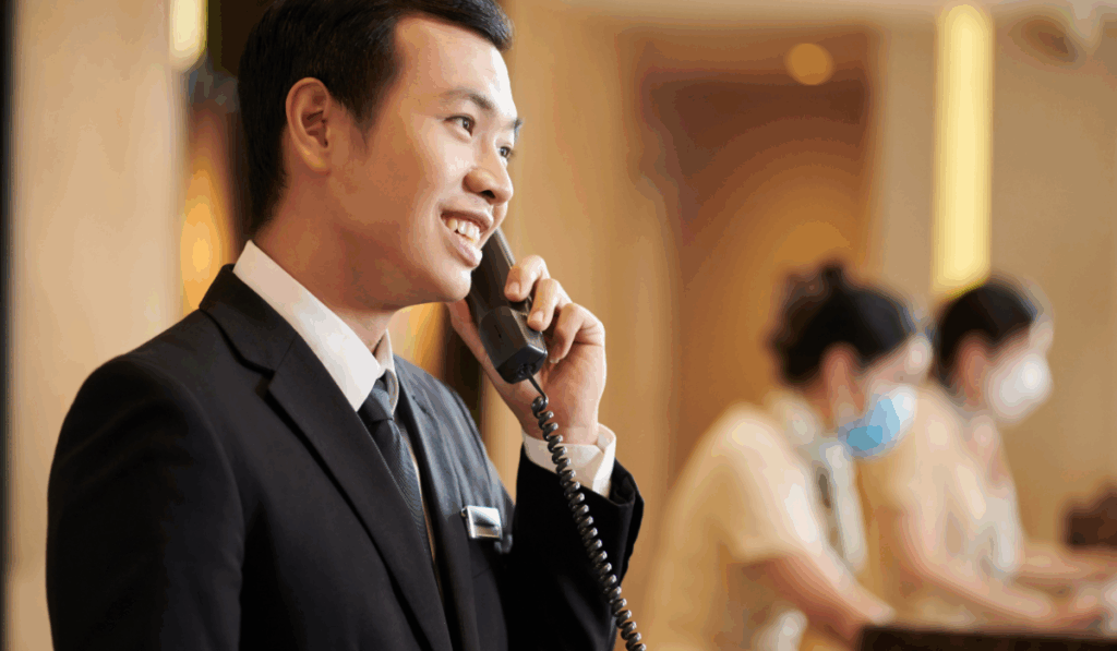 person calling