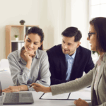 GPS renting Property Managers showing a couple how we listed their property
