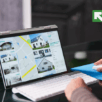 Person browsing the web for property rentals | Home rentals