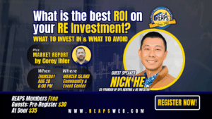 NIck at REAPS meeting as guest speaker