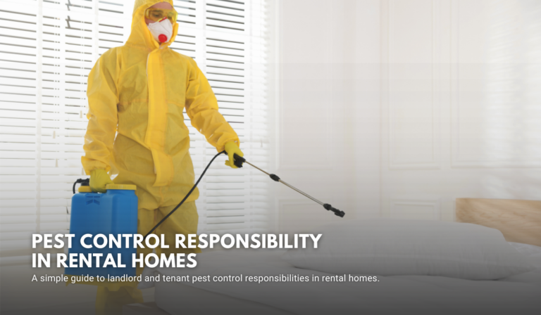 Pest Control Responsibility in Seattle Rentals (Landlord vs Tenant)